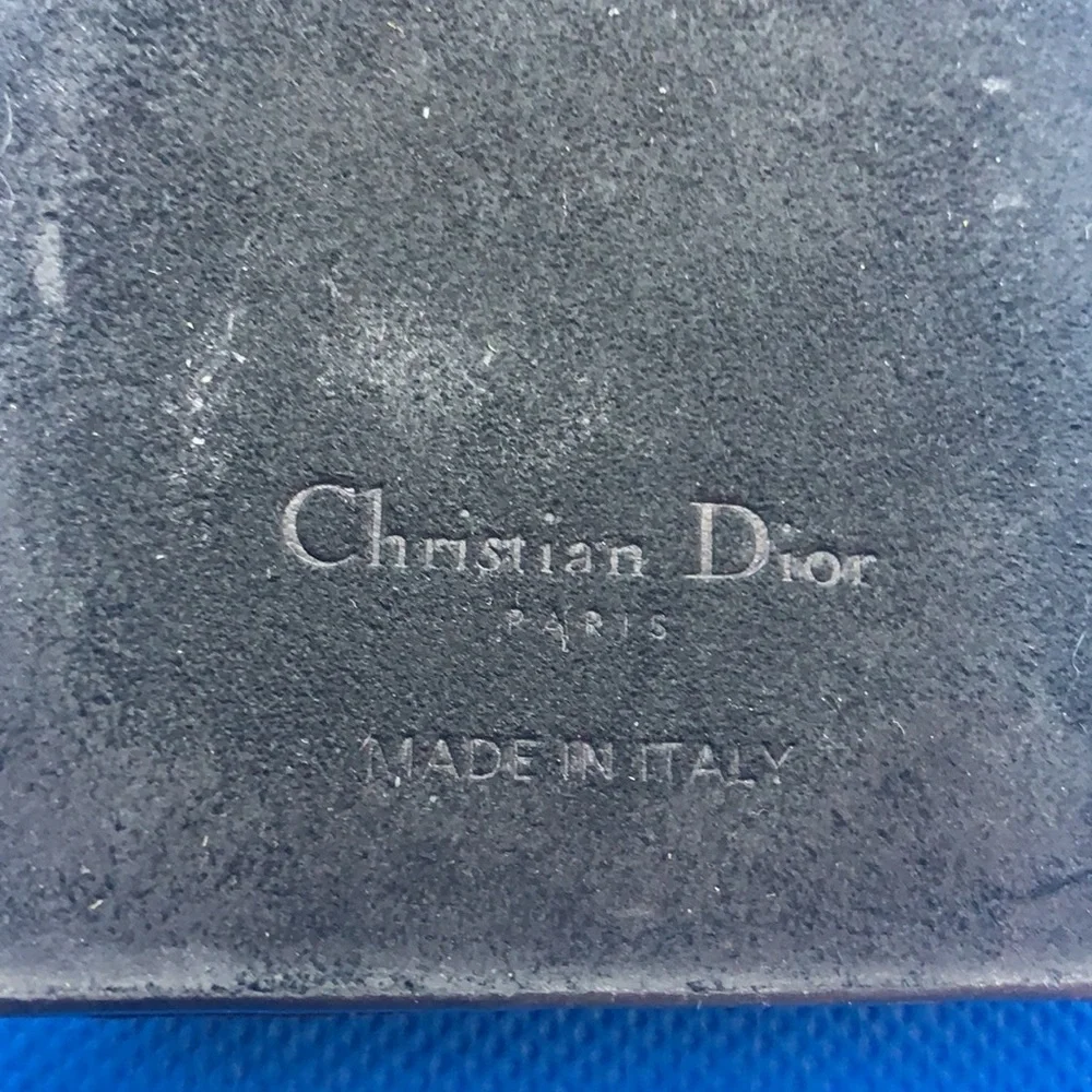 CHRISTIAN DIOR Trotter  Oblique‎ Calfskin Saddle iPhone Blue